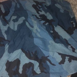 Blue camo bandanna